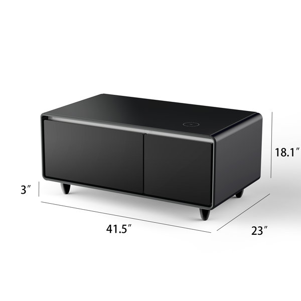 Livtab Smart Coffee Table with Fridge and Wireless Charging & Reviews